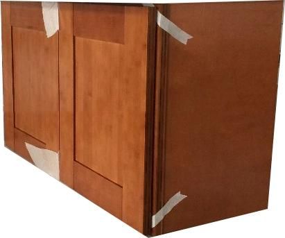 American Style Kitchen Cabinet Bamboo Shaker W3018