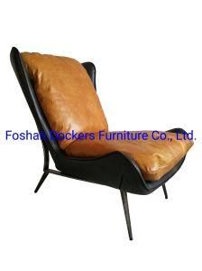Living Room Furniture Hot Sale Genuine Leather Fiberglass Furniture Swing Egg Chair