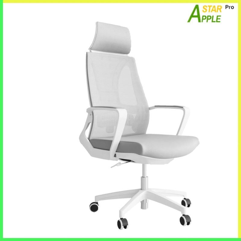 Office Furniture White Swivel Executive Plastic Boss Computer Gaming Chair