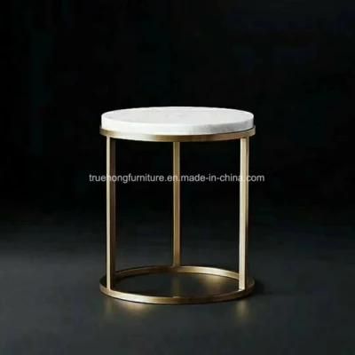 Custom Made Hotel Furniture Marble Top Square Coffee Table Luxury Modern Tea Table