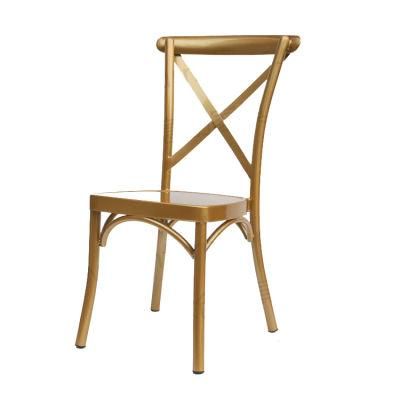 Yc-A68-5 Wholesale Restaurant Furniture Cheap Stackable Cross Back Banquet Wedding Chair