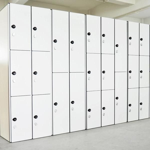 Modern Design 12mm HPL Compact Laminate 4 Door Sport Club Locker Room for Hospitals