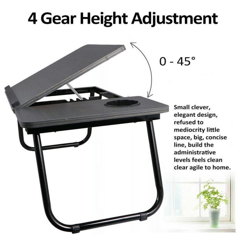 High Quality Portable Folding Laptop Table Lazy Lap Desk Foldable Laptop Tables Laptop Desks on Bed Sofa