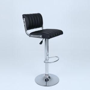 PU Leather Stainless Steel Base Chair High Quality Modern Design Bar Stool