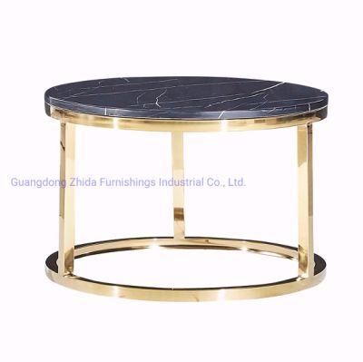 Black Marble Top Center Table Coffee table