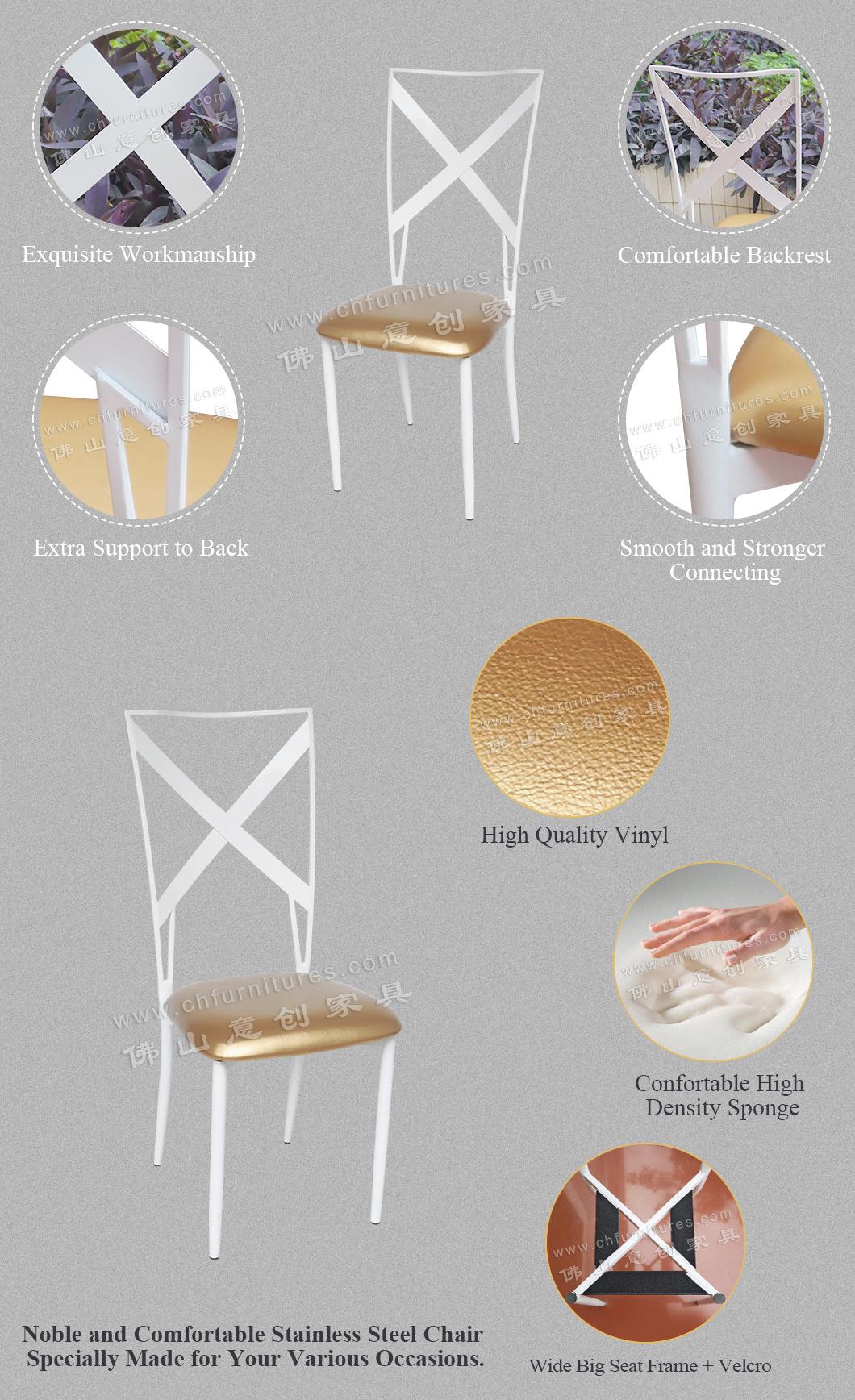 Foshan Modern Cheap White Fancy Wedding Chair Rentals