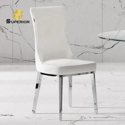 Country Style Dining Room Set Stainless Steel Dining Chair for Home