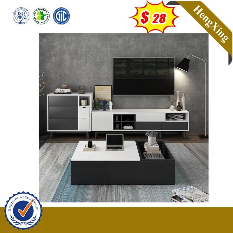 Living Room Furniture Modern Design Wooden Unit Sets TV Stand Cabinet Coffee Table