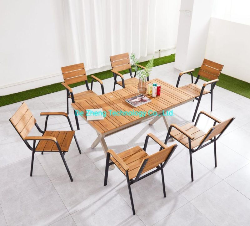 Hot Sale Teak Outdoor Wooden Dining Furniture with Manufacturer Price