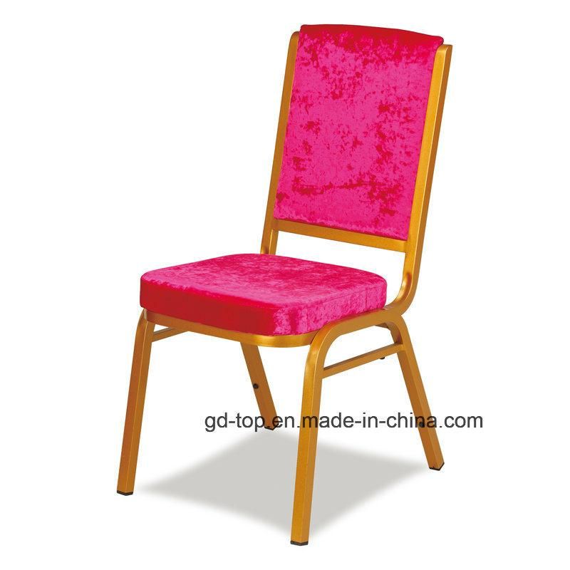 Top Furniture Foshan Factory Metal Shine Painting Banquet Chair