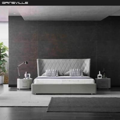 Last Design Home High Quality Furniture Bedroom Bed Leather Bed Gc1825