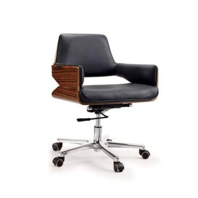 Genuine Leather Swivel Office Chair Conference Chair Work Chair
