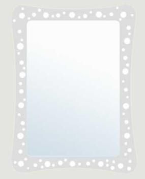 New Simple Design Irregular Sliver Bathroom Light Mirror