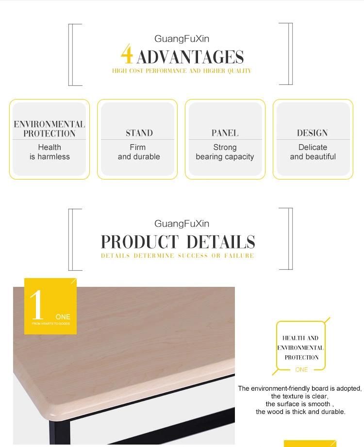 Popular Design Cheap Price Modern Wooden Home Studio Desk for Sale