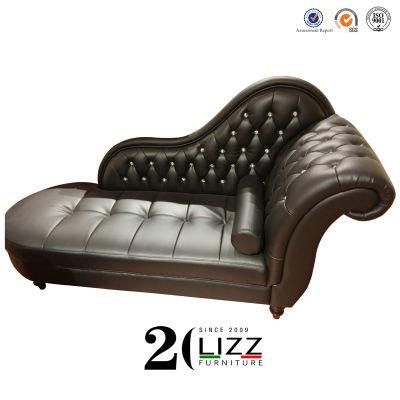 Modern Designer Furniture Leather Chaise Lounge