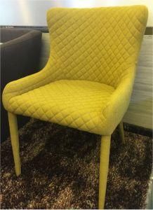 Restaurant Furniture Dining Room Modern High Back Luxury Fabric Dining Chair