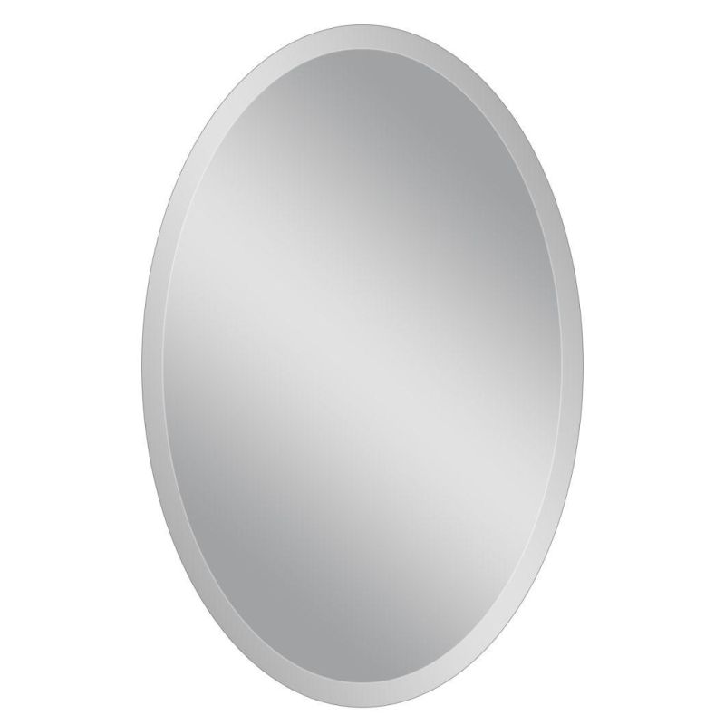 Wholesale Wall Mounted Frame Frameless Beveled Mirror3mm 4mm 5mm 6mm Home Mirror Large Circle Vanity Mirror with Beveled Edge for Bathroom