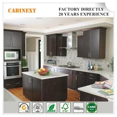 American Home Kitchen Furniture Solid Wood Cabinets Factory Directly