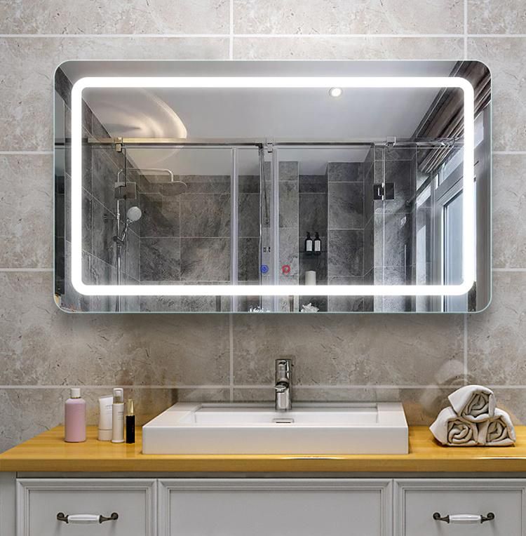 China Factory OEM Smart Touch Sensor Makeup Bathroom LED Mirror