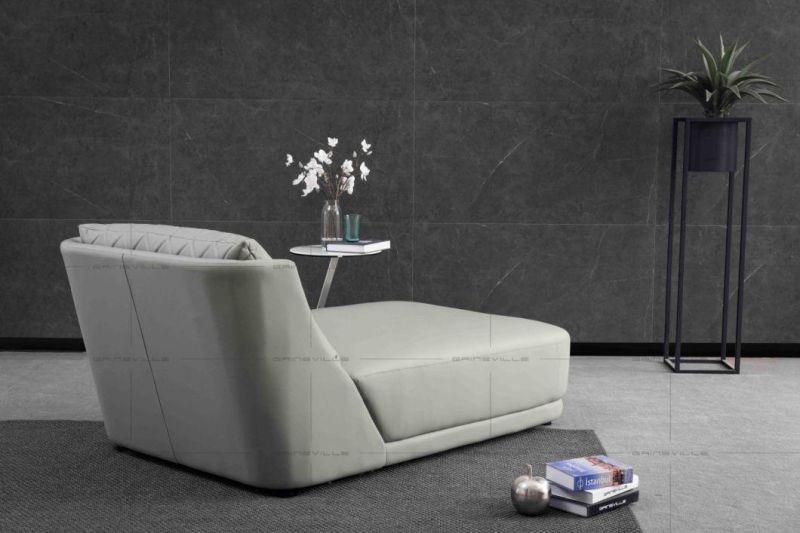 Foshan Gainsville Furniture Italy Modern Home Leisure Leather Living Room Furniture