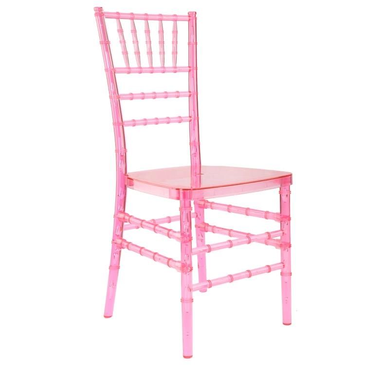 Clear Resin Chiavari Chair Resin Chair for Wedding and Event