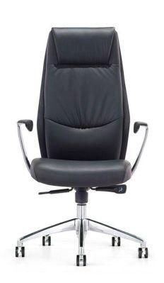 Zode Hot Sale Modern Simple Genuine Leather Lounge Chairs Executive Swivel Chair