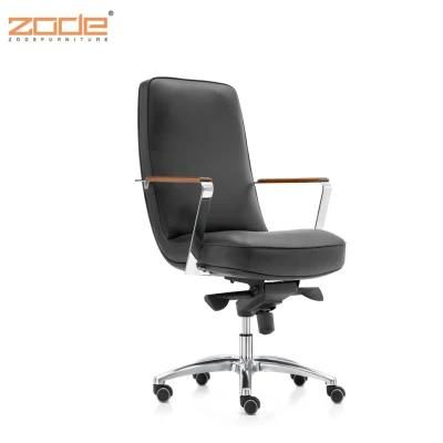 Zode OEM Factory Retail Modern Home/Living Room/Office Furniture Luxury High Back Leather Wheels Executive Office Computer Chair