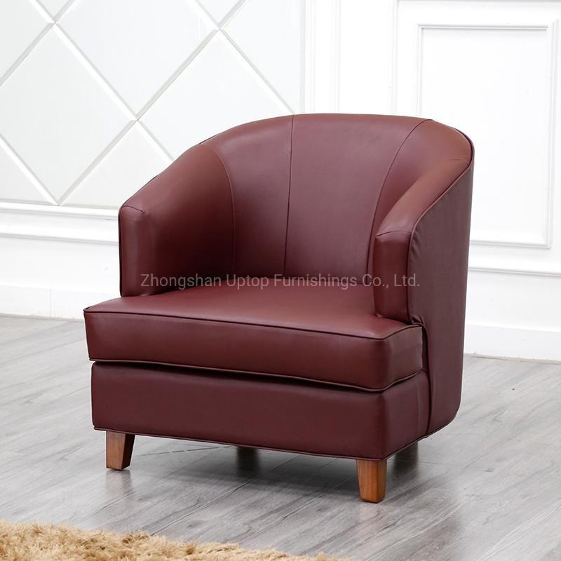 (SP-HC627) Modern Leather Armchair Living Room Hote Lounge Chairs