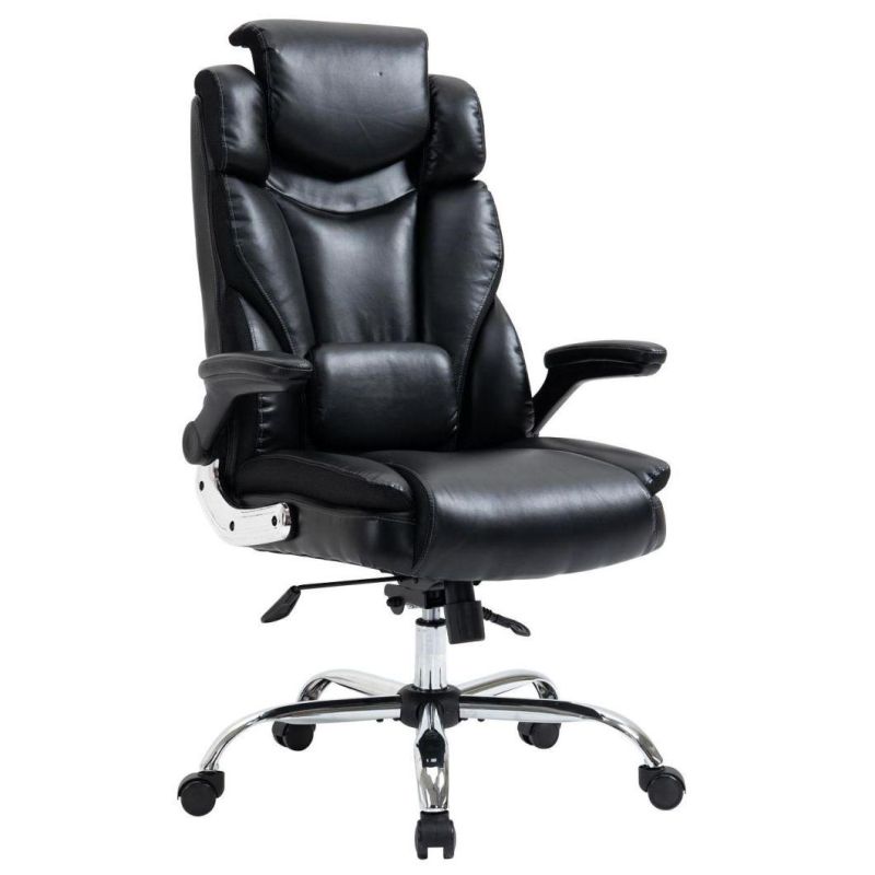 Modern New Design Swivel Cheap Office Room Rotating Wheel Dining Meeting Boss Leather Chair