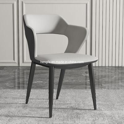 Wholesale Fashion Classic Soft Fabric Upholstery Cafe Dining Chair with Metal Leg