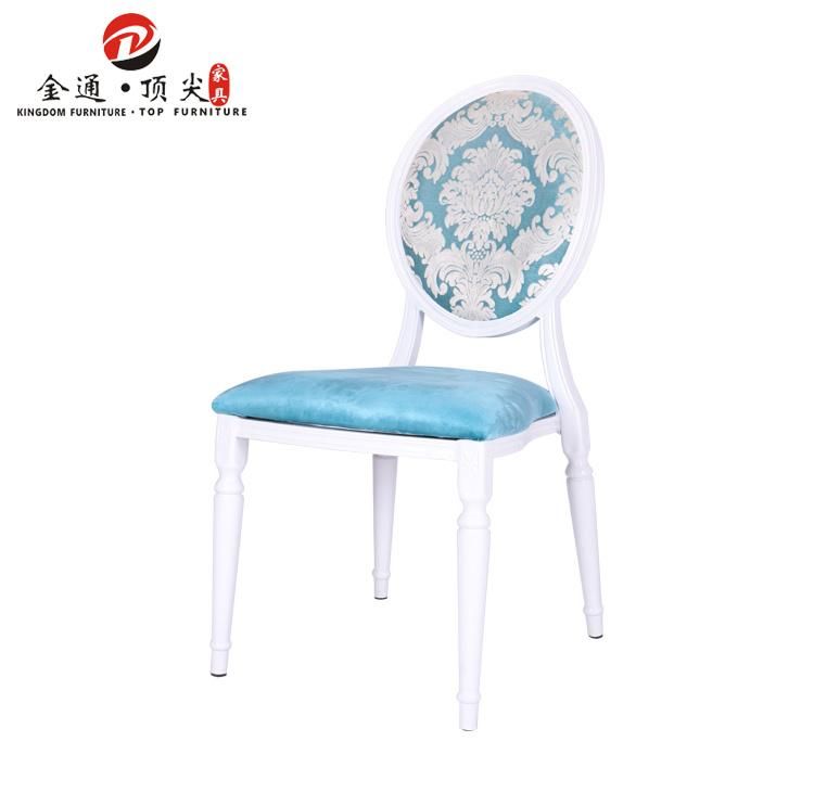 Top Furniture Restaurant Furniture Wood Look Aluminum Louis Chair