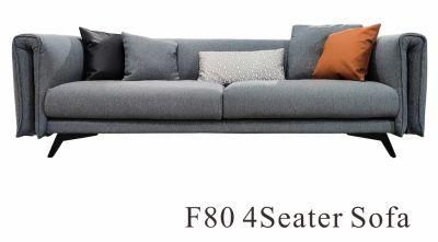 F80 4 Seater with Armrest Fabric Sofa, Modern Style in Home and Hotel