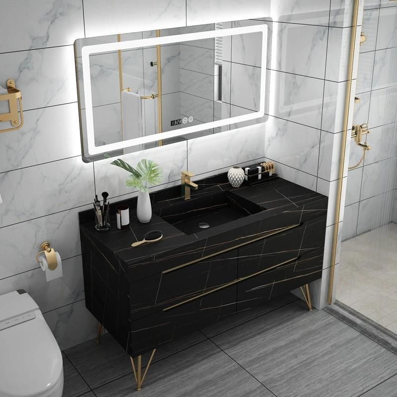 Cabinet Living Room Black Bathroom Cabinets with Bathroom Smart Mirror