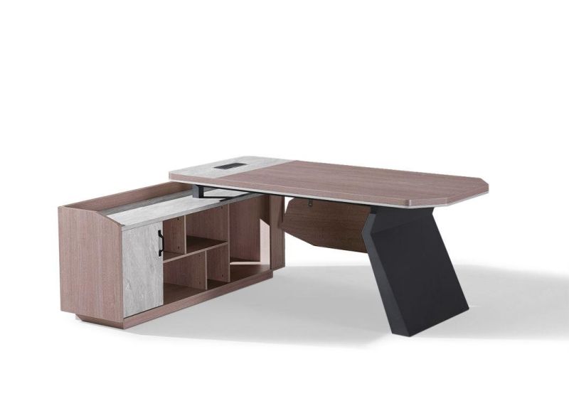 Own Patent Design 2021 New MDF Wooden Modern Executive Office Desk