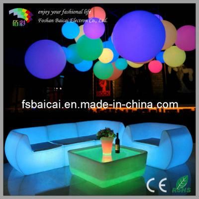 LED Modern Living Room Sofa Set for Bar Nightclub Garden LED Furniture