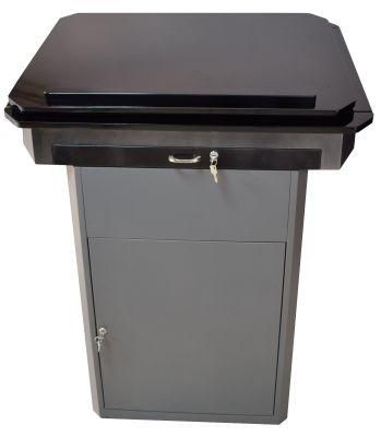 Multimedia Wood + Steel Speech Podium in Teaching Equipment