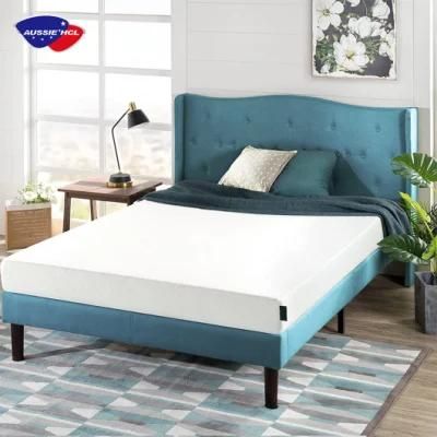 Pressure Relief Single Double Full King Bed Mattresses Royal Luxury High Density Swirl Gel Memory Rebonded Foam Mattress