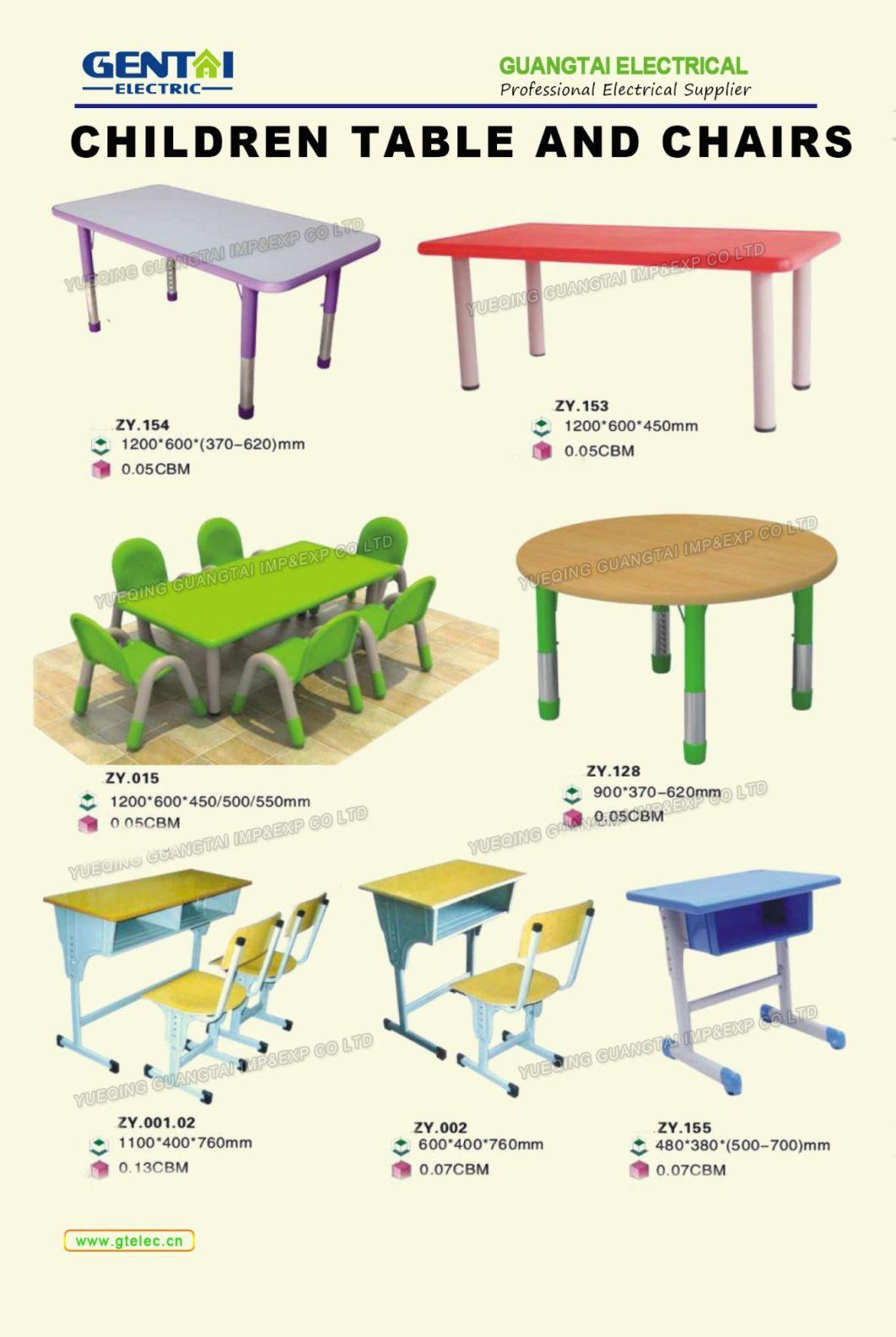 Beautiful Furniture Plastic Chairs and Table for Kindergarten