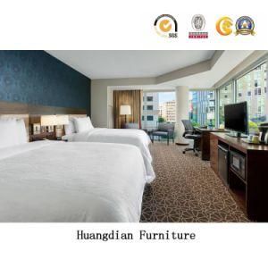 Custom-Made Commercial Solid Wood Contemporary Hotel Bedroom Furniture (HD1302)