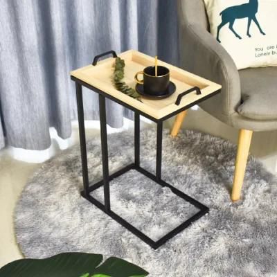 China Metal Solid Wood OEM/ODM Coffee Table Living Room Furniture