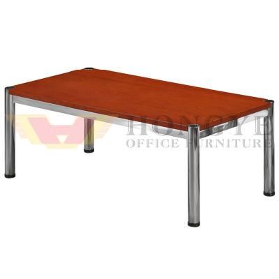 Beautiful Top Steel Frame Coffee Table Office Furniture (HY-404-1)