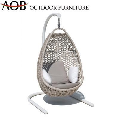 Outdoor Modern Garden Home Hotel Villa Wholesale Furniture Rattan Wicker Hanging Swing Chair