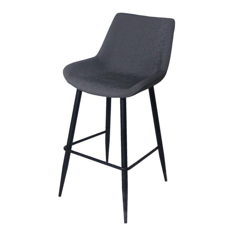 Hot Selling Modern Bar Stool Comfortable Metal Legs Chair