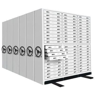 Black Mobile Shelving Unit Organizer Movable Shelving System