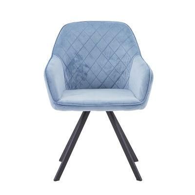 China Wholesale Velvet Modern Furniture Hotel Home Restaurant Chair Fabric Dining Chair