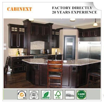 Factory Price Simple Design fashion Wooden Mudular Kitchen Cabinet with Island