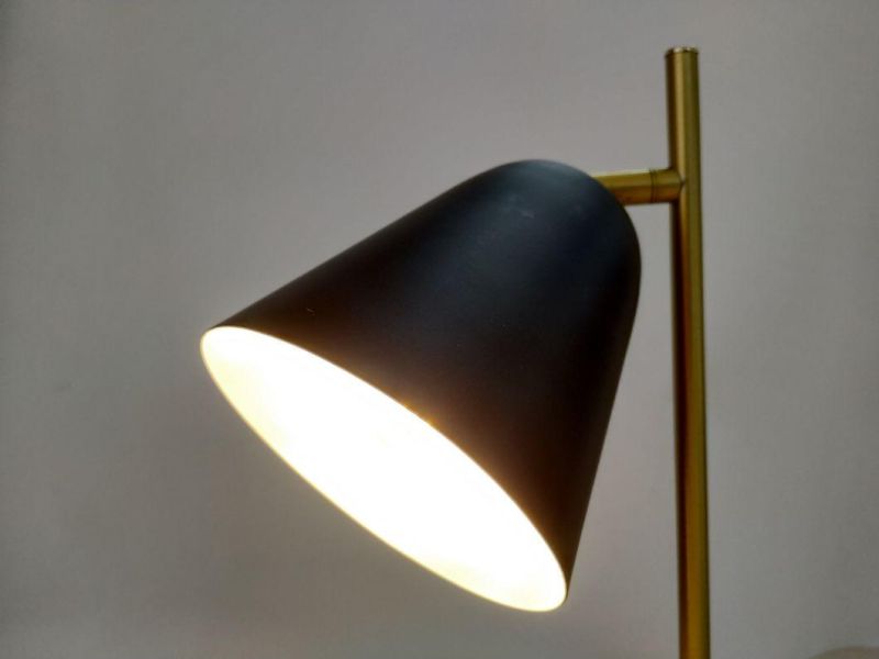 How Bright Modern Light Flexible E14 Decorative Black Gold Book Reading LED Desk for Restaurant Hotel Bedroom Table Lamp