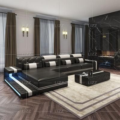 Most Comfortable Sectional Sofa with LED Light for New Home