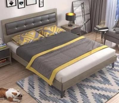 Cheap Nordic Style Bed Double Bed Master Bedroom Bed