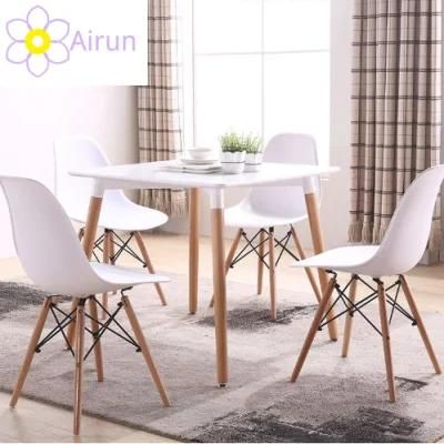 Modern Square Wood Dining Table for Dining Room